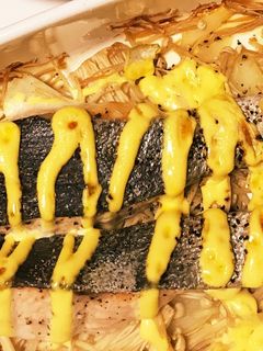 簡単!トースターで秋鮭のマヨネーズ焼き♡-レシピのメイン写真