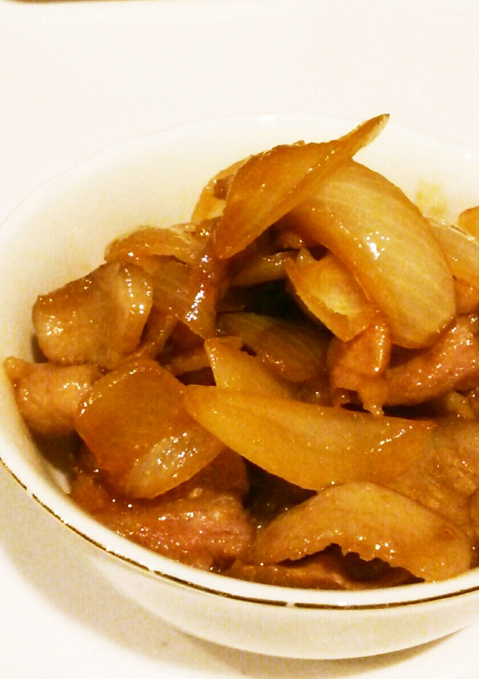 豚バラと玉ねぎのこっくりしょうが焼き-レシピのメイン写真
