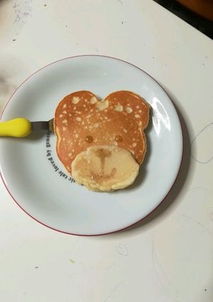 くまさんパンケーキ-レシピのメイン写真