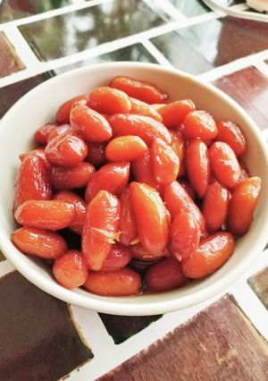 生落花生のしっとり煮豆♪-レシピのメイン写真