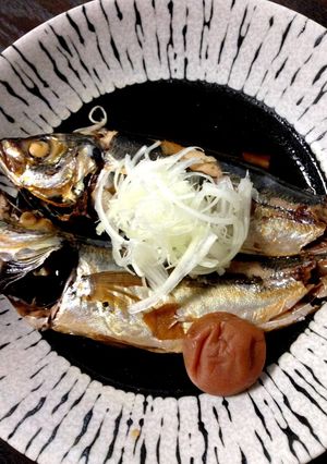 アジの梅干し煮-レシピのメイン写真