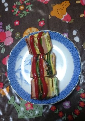 卵焼きストライプ-レシピのメイン写真