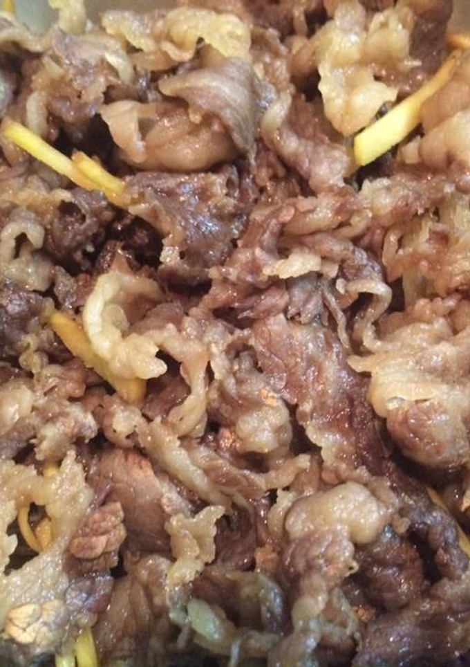 簡単おかず：牛肉のしぐれ煮-レシピのメイン写真