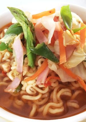 辛ラーメンで、リゾットOnラーメン-レシピのメイン写真