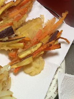 ★さつまいもとにんじんの天ぷら-レシピのメイン写真