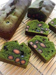 黒豆抹茶パウンドケーキ-レシピのメイン写真