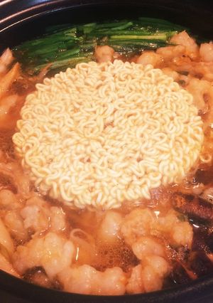 【旨辛】辛モツチゲ鍋-レシピのメイン写真