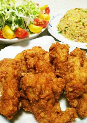 鶏胸肉のボリュームたっぷり唐揚げ-レシピのメイン写真