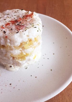 おもてなし！ストライプポテトサラダ！-レシピのメイン写真