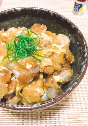 残った唐揚げをリメイク✤簡単鶏から親子丼-レシピのメイン写真