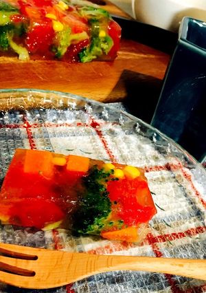 野菜のテリーヌ風サラダ-レシピのメイン写真