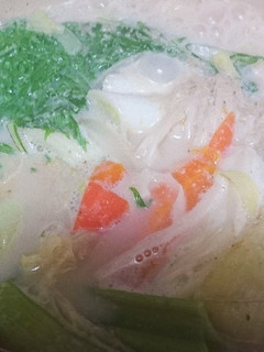 ☆簡単おかず~☆野菜たっぷりみそ豆乳鍋-レシピのメイン写真