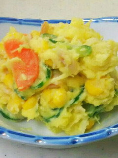 スイートポテトサラダ-レシピのメイン写真