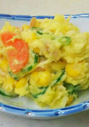 スイートポテトサラダ-レシピのメイン写真