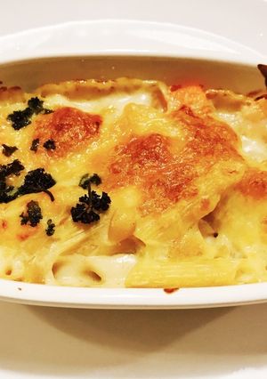 キャンベル缶でエビマカロニグラタン-レシピのメイン写真