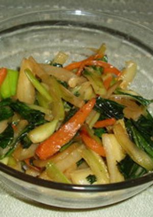 青梗菜の炒め物-レシピのメイン写真