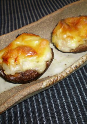 前菜にもなる　椎茸のエビしんじょ詰め-レシピのメイン写真