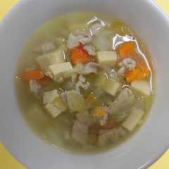 A picture of 高野豆腐のスープ.