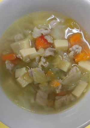 高野豆腐のスープ-レシピのメイン写真