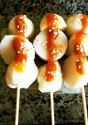 里芋の串 生姜味噌のせ-レシピのメイン写真