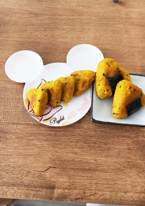 離乳食後期かぼちゃとオートミールのおやき-レシピのメイン写真