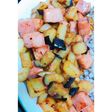 コロコロ野菜とコロコロベーコン炒め