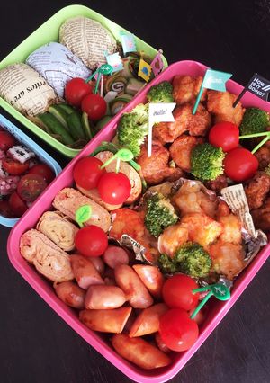 小学校の運動会！家族でお弁当-レシピのメイン写真