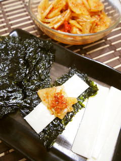 韓国海苔で★キムチーズ♪-レシピのメイン写真