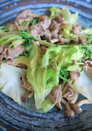 牛肉のホットサラダわさび醤油風味-レシピのメイン写真