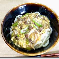 รูปของ めんつゆで簡単！きのこのあんかけうどん