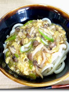 めんつゆで簡単!きのこのあんかけうどん-レシピのメイン写真