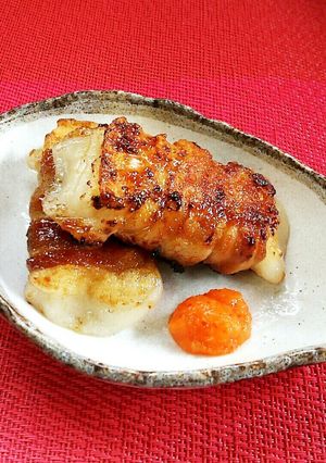 醤油麹de超簡単♡お餅の肉巻き♪-レシピのメイン写真