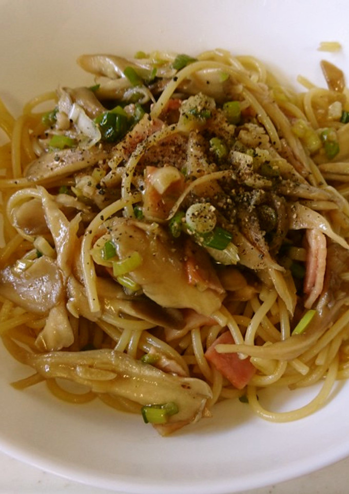 舞茸と長ねぎの和風パスタ-レシピのメイン写真