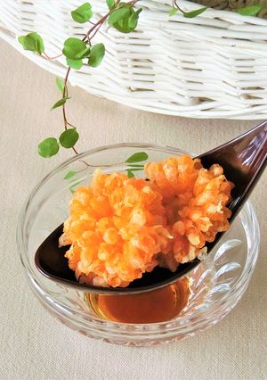 キンセンカ（食用菊）の天ぷら-レシピのメイン写真