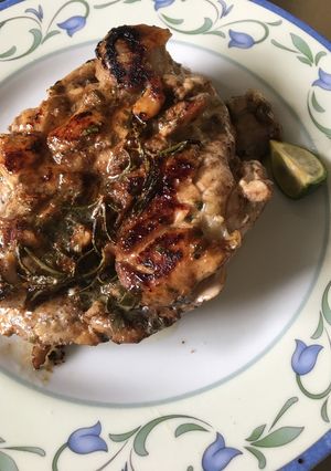 鶏もも肉のバルサミコ酢ローズマリー焼き-レシピのメイン写真