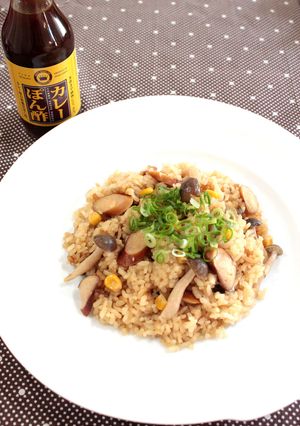 炊き込みカレーぽん酢ピラフ-レシピのメイン写真