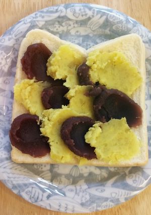 サツマイモとこし餡のウェーブトースト-レシピのメイン写真