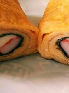 お弁当に。カニカマチーズ海苔の卵焼き♪-レシピのメイン写真