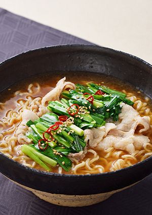 にらだく博多もつ風ラーメン-レシピのメイン写真