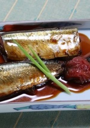 ササッと簡単！さんまの梅煮-レシピのメイン写真