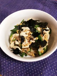 ささみとオクラと納豆のネバネバ♡-レシピのメイン写真