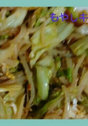 もやしのキャベツの男飯野菜炒め-レシピのメイン写真