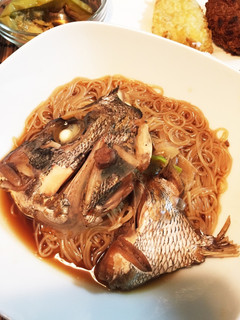 鯛そうめん 〜鯛アラで〜-レシピのメイン写真