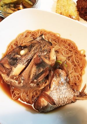 鯛そうめん 〜鯛アラで〜-レシピのメイン写真