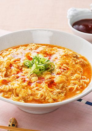 韓国風旨辛あんかけ麺-レシピのメイン写真