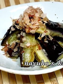 レンジで簡単♪茄子のおかか和え*お弁当に-レシピのメイン写真