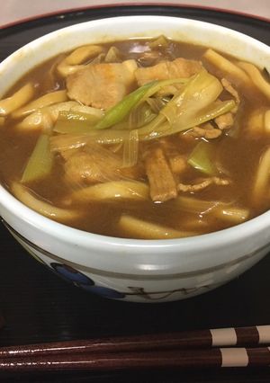 ときどき食べたくなる蕎麦屋のカレーうどん-レシピのメイン写真