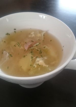 簡単♪野菜たっぷりコンソメスープ-レシピのメイン写真