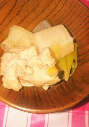 鶏肉と野菜とこんにゃくのマーマレード煮-レシピのメイン写真