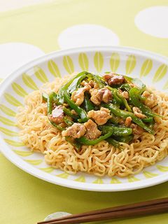青椒肉絲風あんかけ焼そば-レシピのメイン写真
